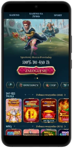 Ekran powitalny BetAlicee z bonusem 100% do 2250 zł