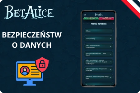 Bezpieczeństwo danych BetAlicee z szyfrowaniem SSL